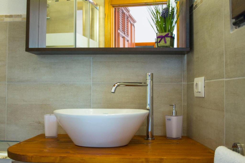 Koupelna v ubytování B&B Va' Pensiero