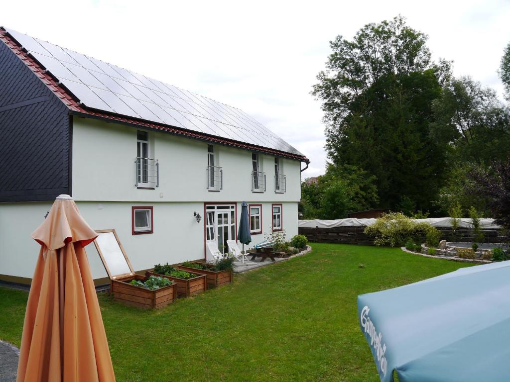 Zahrada ubytování Café im Hof- Bed & Breakfast