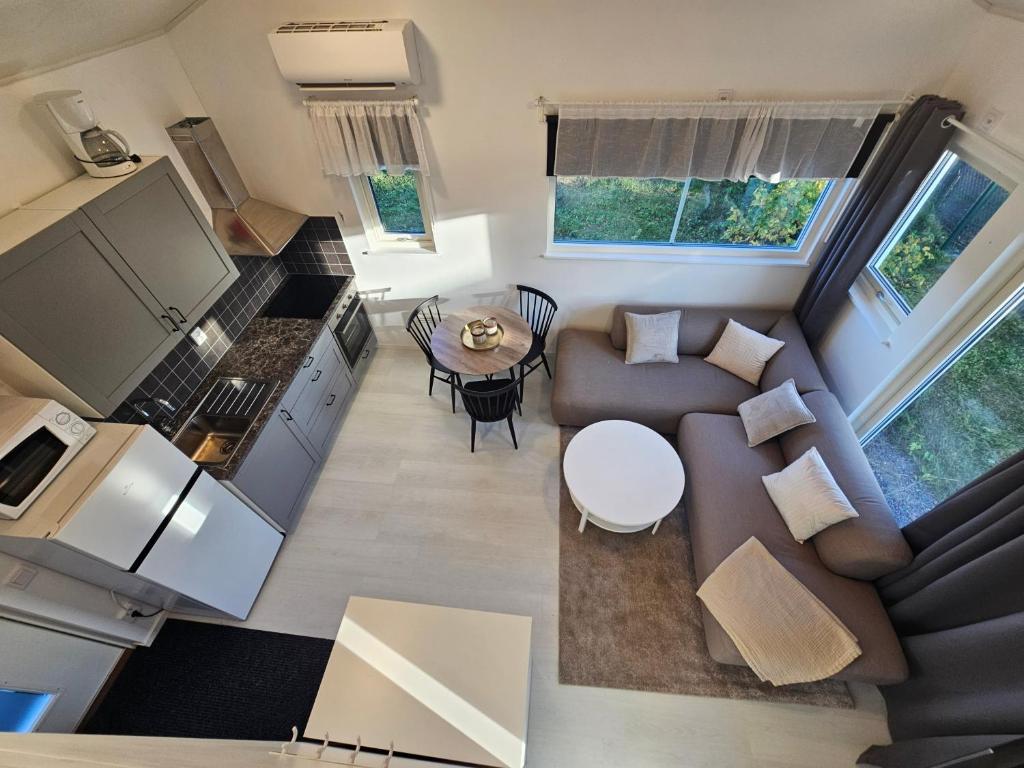Η κουζίνα ή μικρή κουζίνα στο Aurora Jukkas Lodge 2 - Arctic Suite