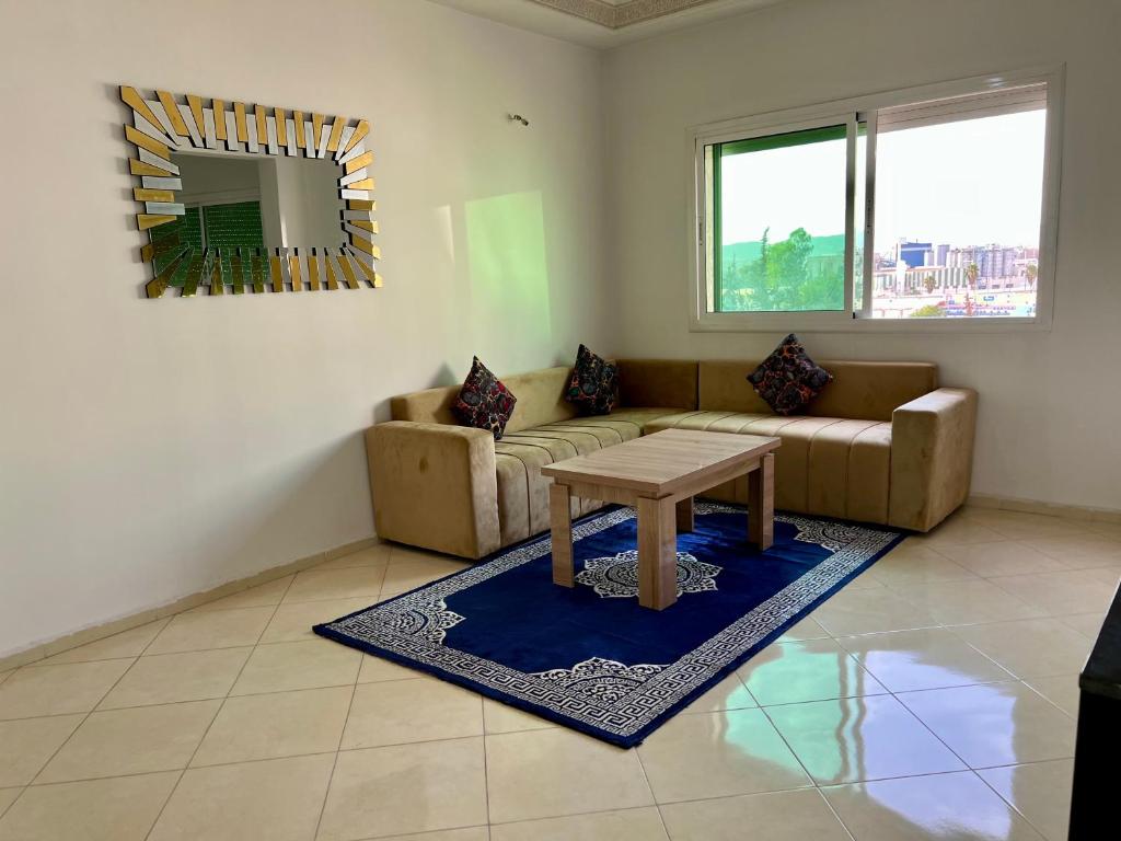 Χώρος καθιστικού στο Diamon fes appartement