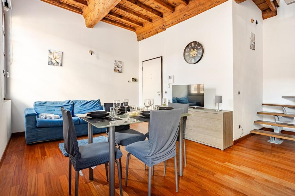 Χώρος καθιστικού στο Rifugio d'incanto nel centro Estense