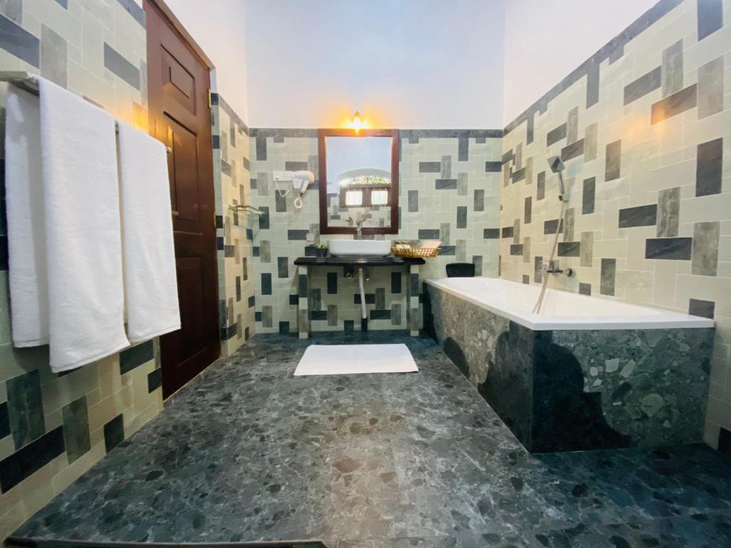 Koupelna v ubytování Sea Turtles Boutique Bungalow