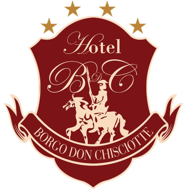 Hotel Borgo Don Chisciotteに飾ってある許可証、賞状、看板またはその他の書類