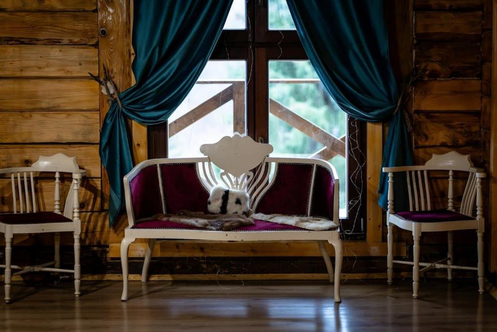 Posezení v ubytování Cabana Kraus
