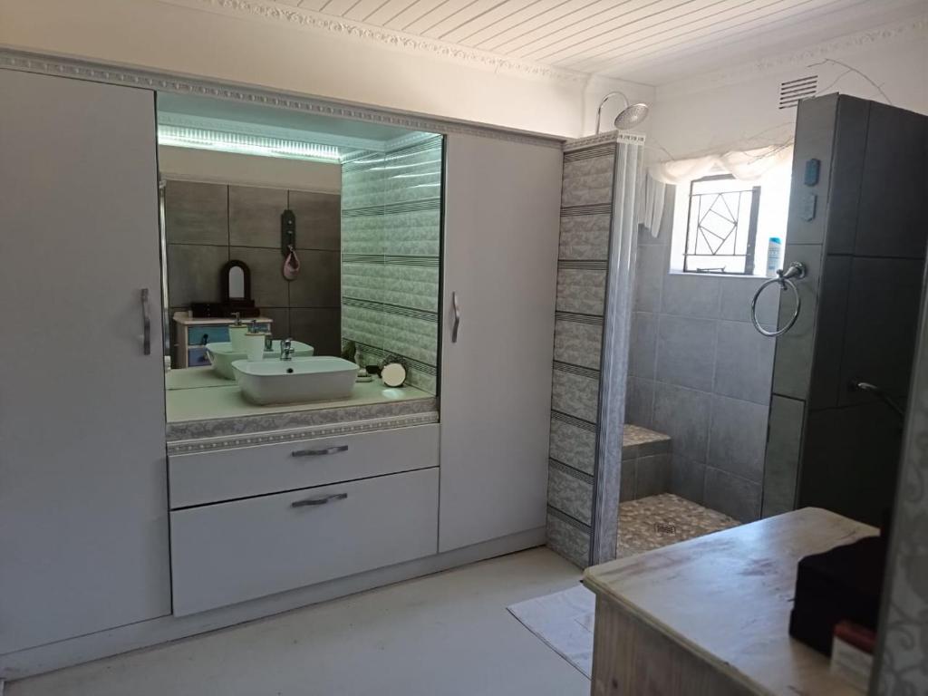 Koupelna v ubytování Stonehenge Cottage