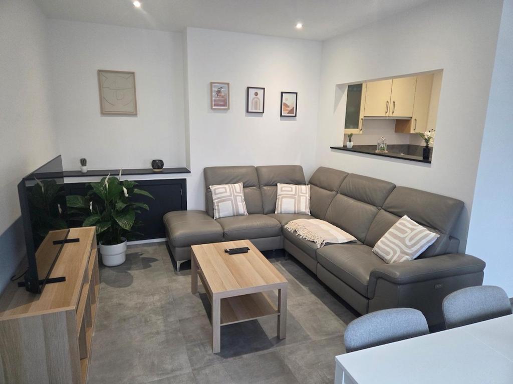 Χώρος καθιστικού στο Magnifique appartement 2 chambres