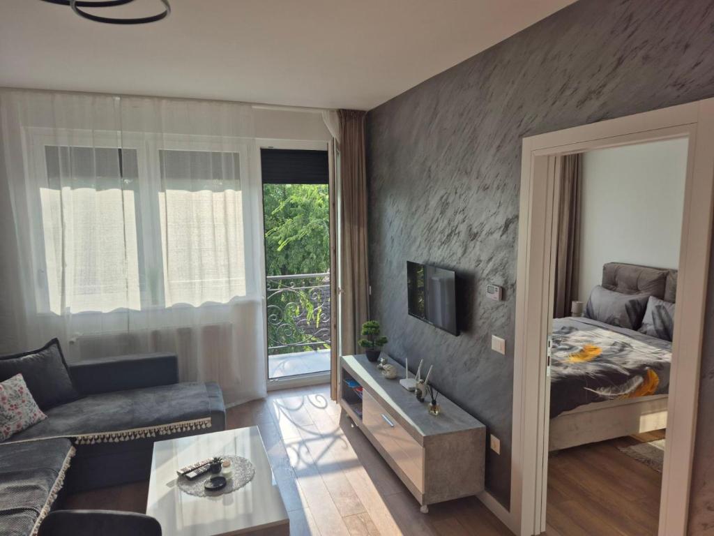 Posezení v ubytování Apartment VIP