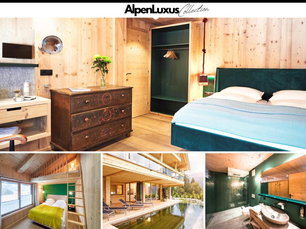 Katil atau katil-katil dalam bilik di SportLodge MOUNTAIN SUITE - AlpenLuxus Collection