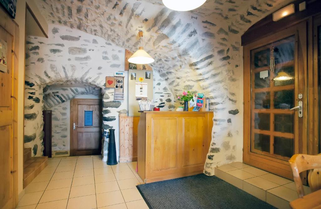 Kuchyň nebo kuchyňský kout v ubytování La Roche du Croue