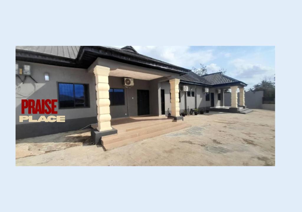 a rendering of a house with a private place at PRAISE PLACE - Heritage 7 Apartments in Ijebu Ode