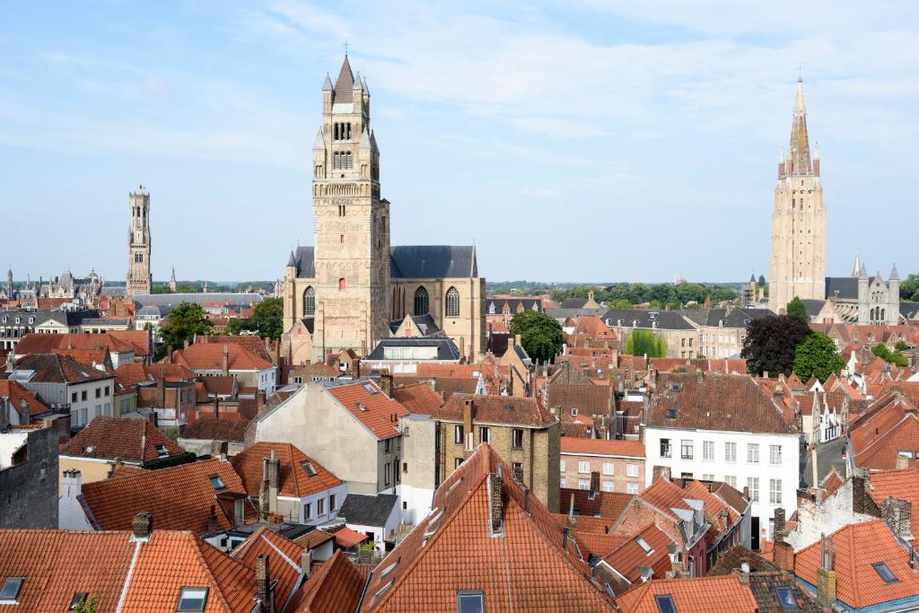 Nespecifikovaný výhled na destinaci Bruggy nebo výhled na město při pohledu z bed and breakfast