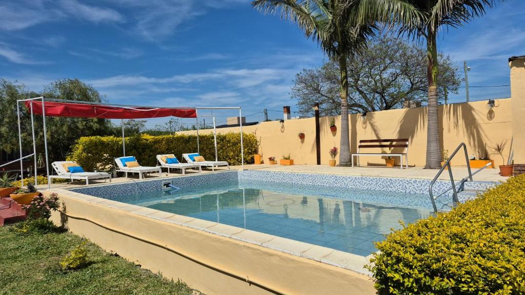 Πισίνα στο ή κοντά στο Complejo Casa del Lago