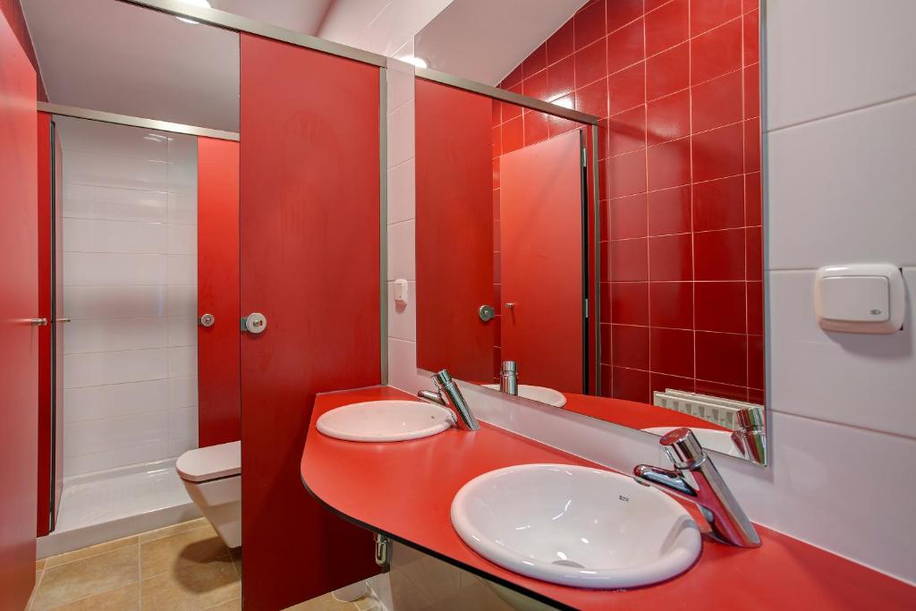 Koupelna v ubytování Alberg La Sala