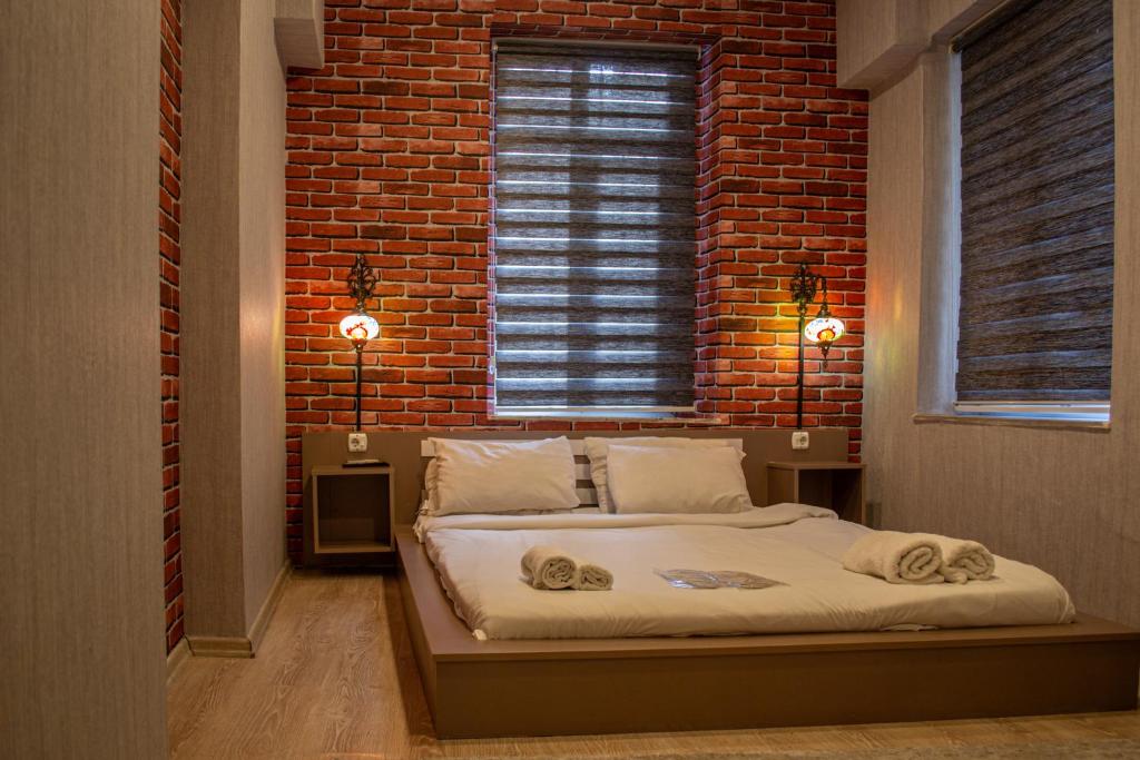 Postel nebo postele na pokoji v ubytování Galata Central Stay Private Rooms