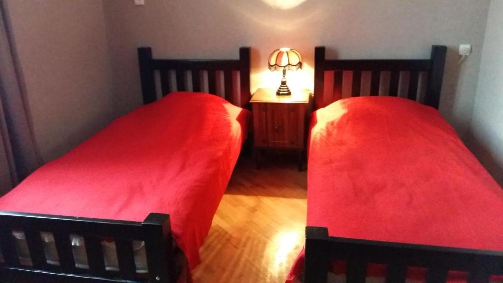 Postel nebo postele na pokoji v ubytování Dima's Guesthouse