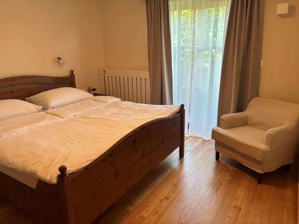 Katil atau katil-katil dalam bilik di Apartma Lesjak - pobeg v naravo 2
