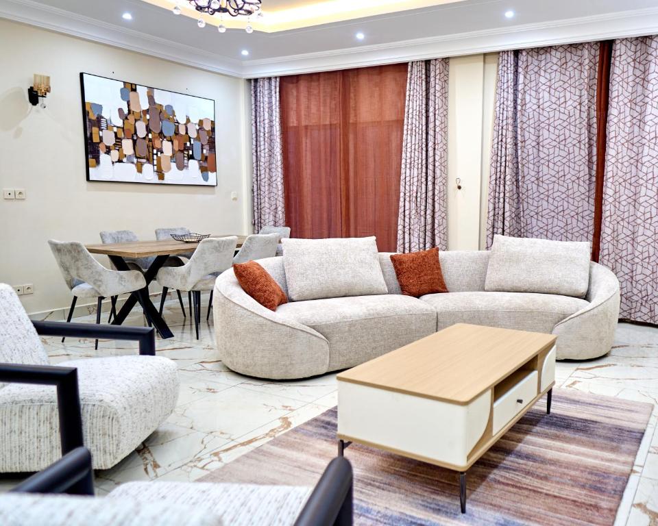 Posezení v ubytování Résidence meublée kribi