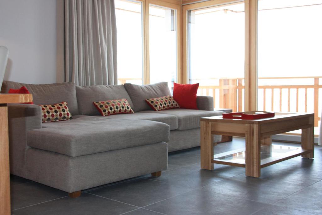 منطقة جلوس في Ski Paradise SP 012 - MOUNTAIN apartment 8 pers