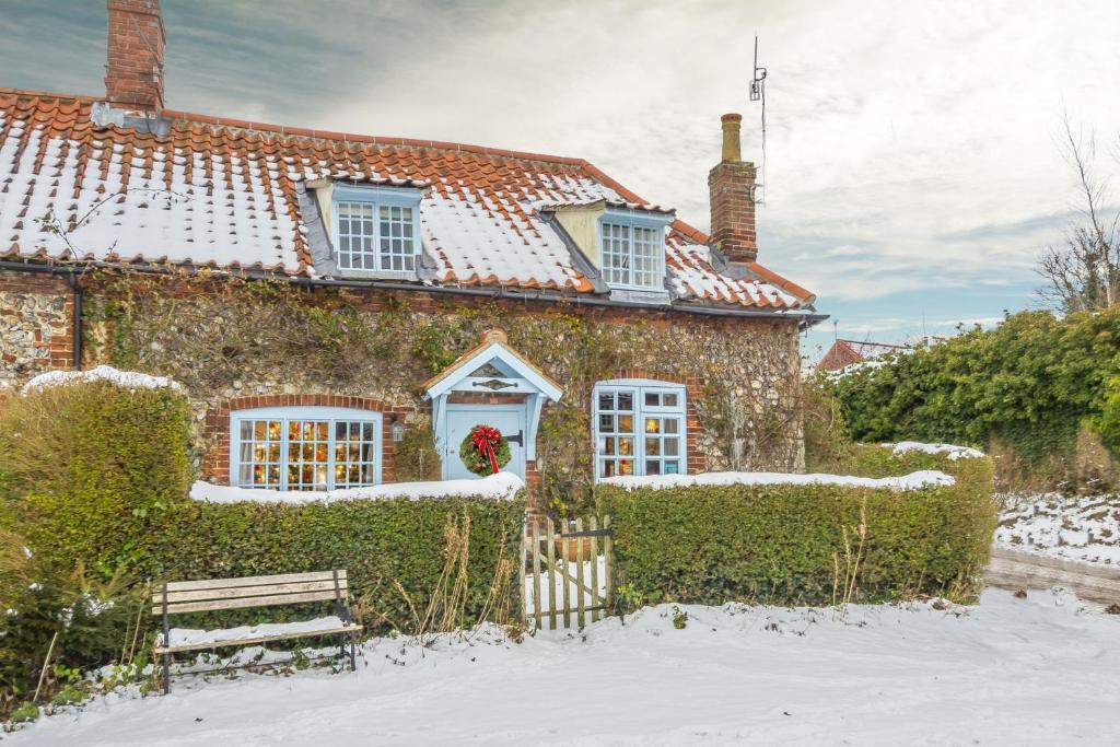 Bygningen som feriehuset ligger i