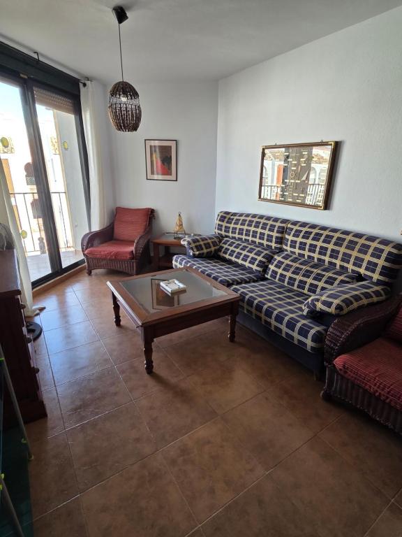 Zona de estar de Extraordinary apartment in Zahara de los Atunes