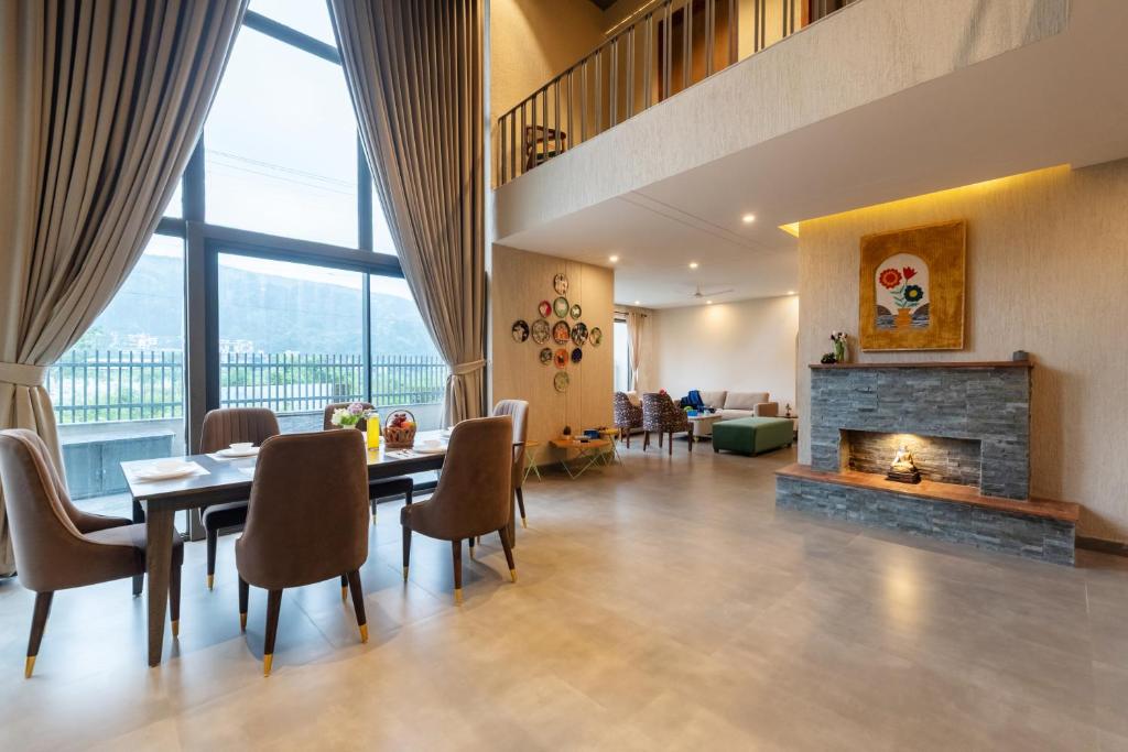 Posezení v ubytování SaffronStays Pebble House