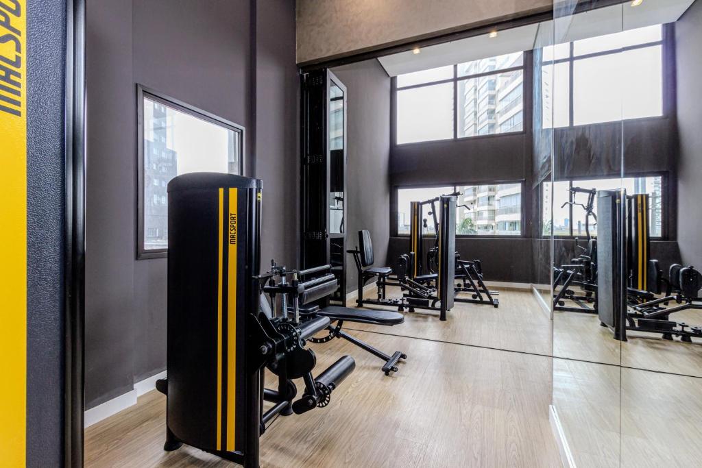 Fitness centrum a/nebo fitness zařízení v ubytování Charlie Wonder Ipiranga