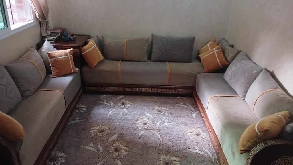 Ruang duduk di Appartement Jad