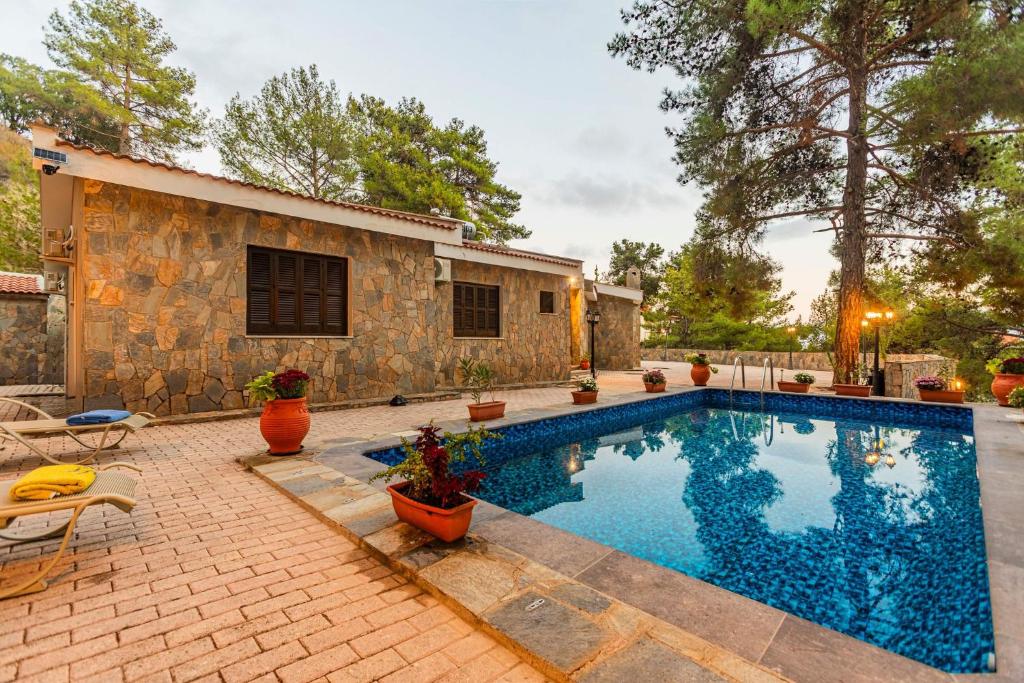 Πισίνα στο ή κοντά στο Villa Penelope Platres