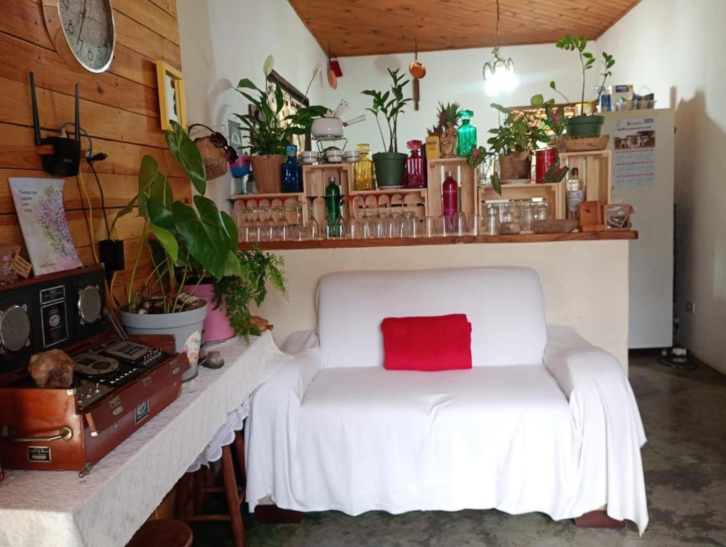 Katil atau katil-katil dalam bilik di Casa Surpresa