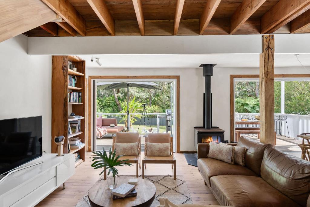 Χώρος καθιστικού στο Coastal Soul