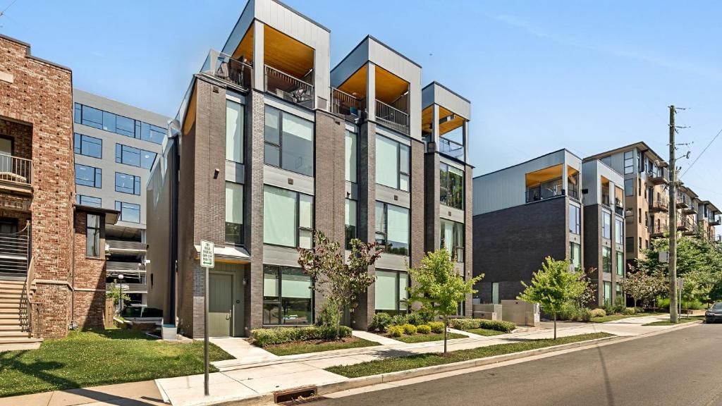 Bygningen som lejligheden ligger i