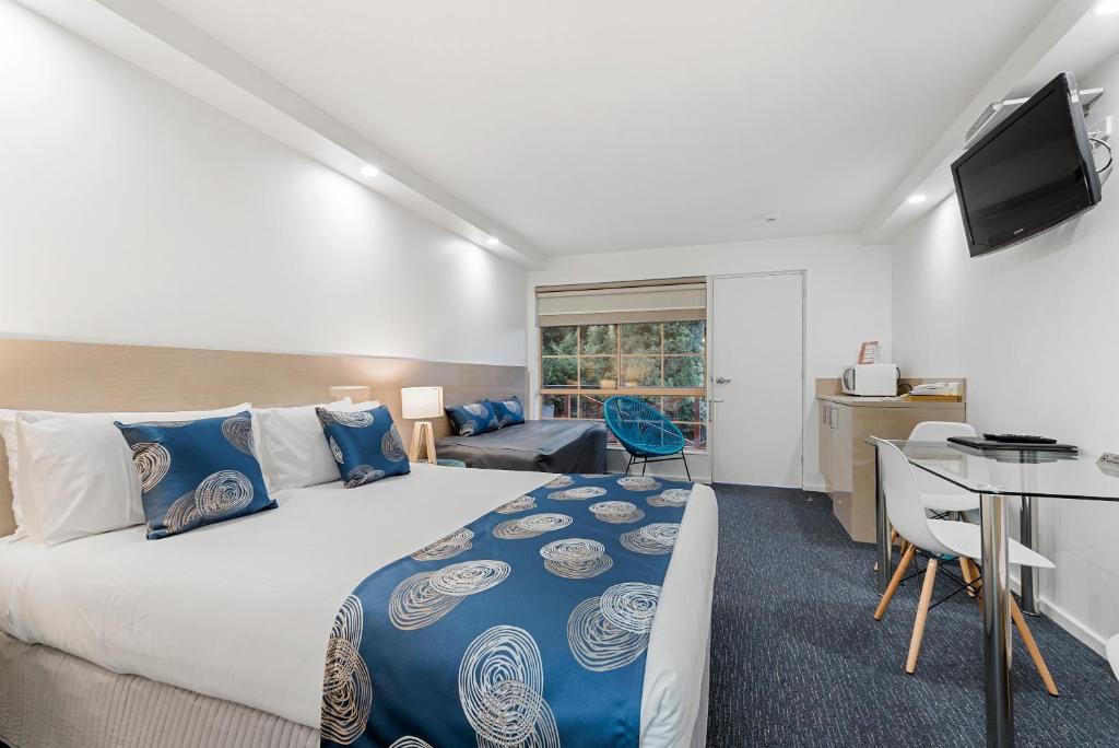 Ліжко або ліжка в номері Bay City (Geelong) Motel