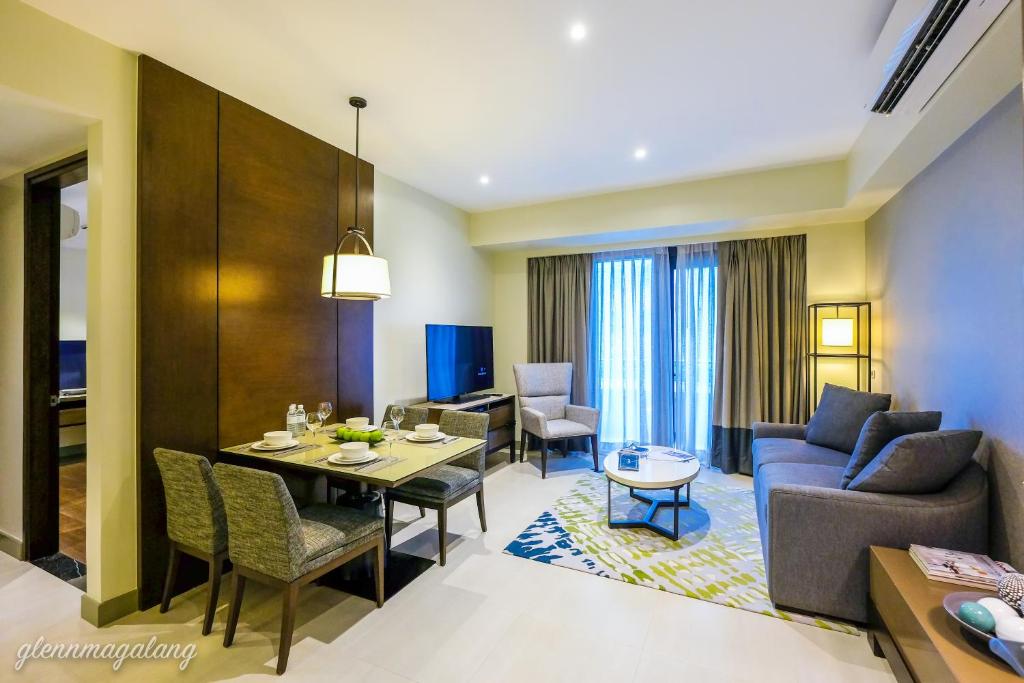 Posezení v ubytování Somerset Alabang Manila