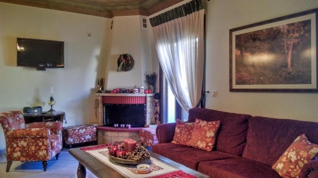 Posezení v ubytování Valentini Guesthouse