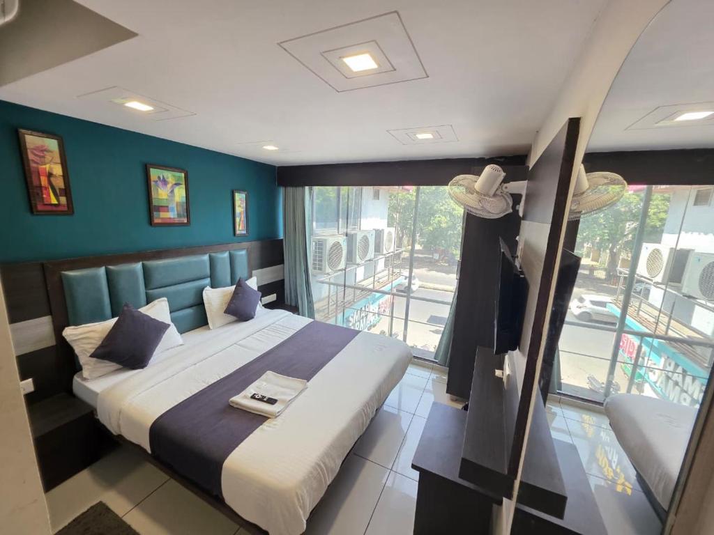 Katil atau katil-katil dalam bilik di Hotel Sunview