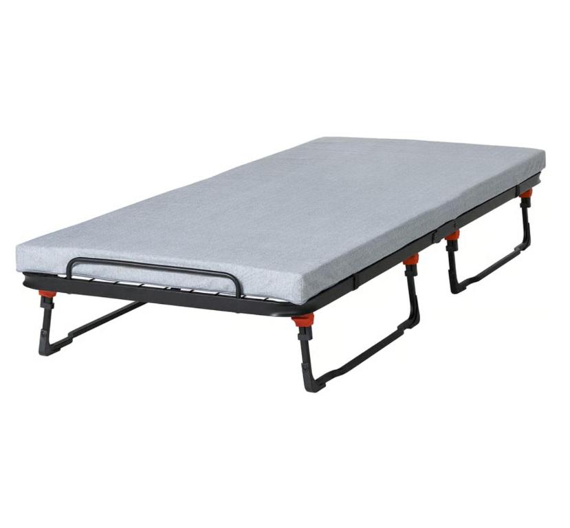 a bed frame isolated on a white background at Haga Studio, Super Location with Full Comfort in Gothenburg