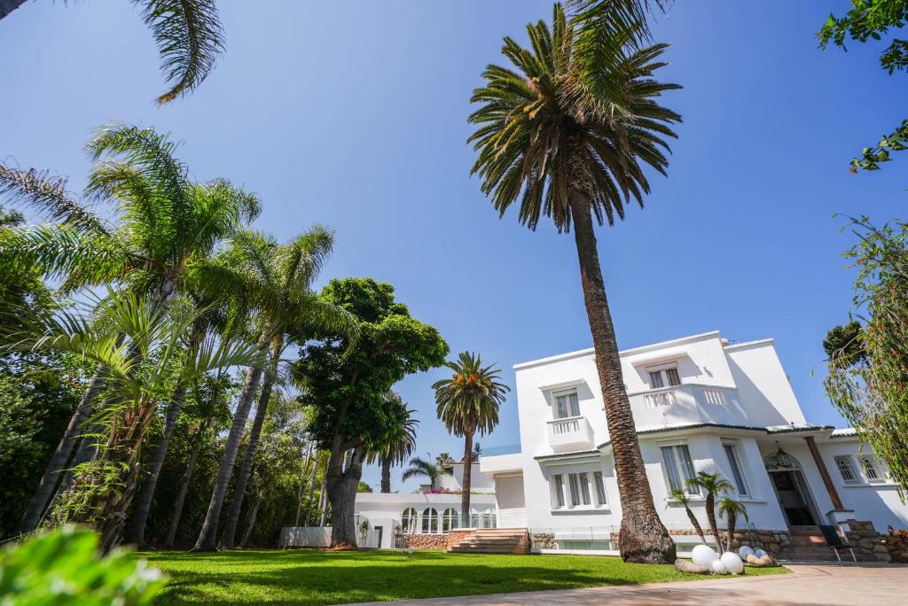 Κήπος έξω από το Palais Elya