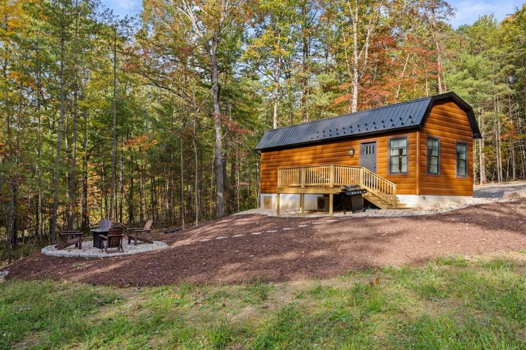 สวนหย่อมนอก Cozy Family Luray Cabin w Fire Pit Grill WiFi & More