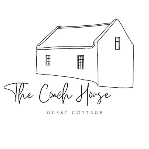 a drawing of a house with the cook house guest cottage at The Coach House Bredasdorp in Bredasdorp