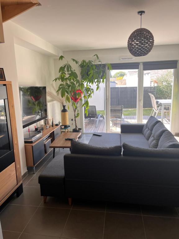 Posezení v ubytování Charmante maison récente saint xandre