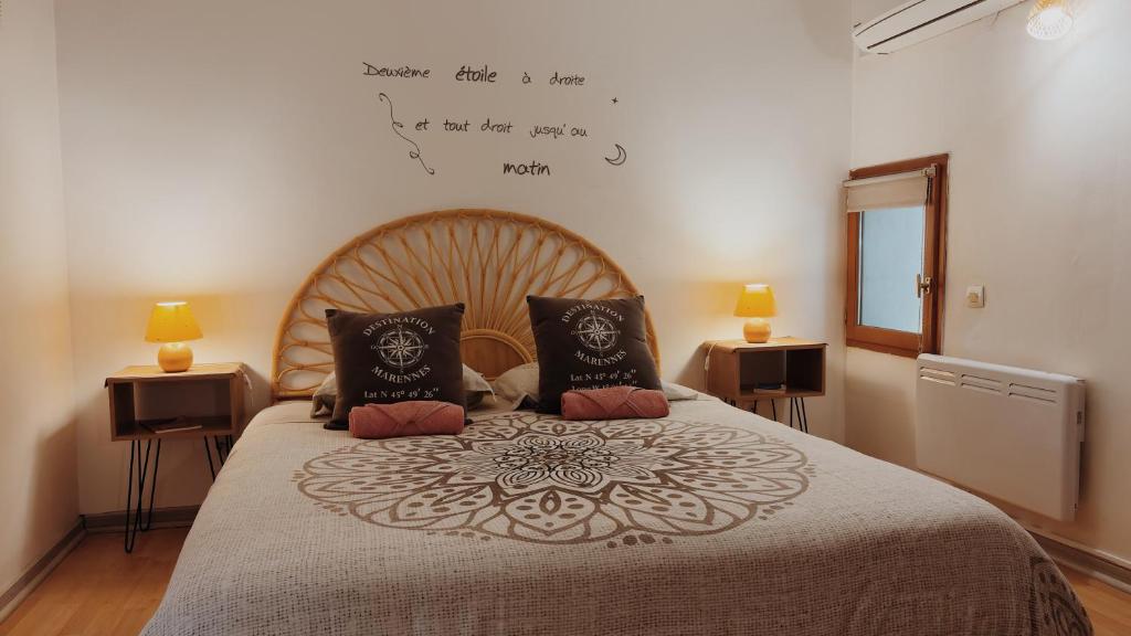 Logis des Lauriers Roses - Dreibettzimmer