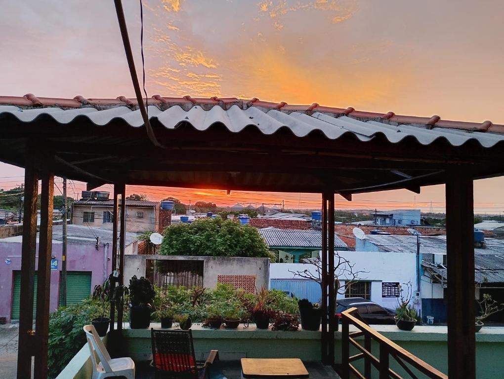 a view of a city from the roof of a building at Pousada flores in Porto Velho