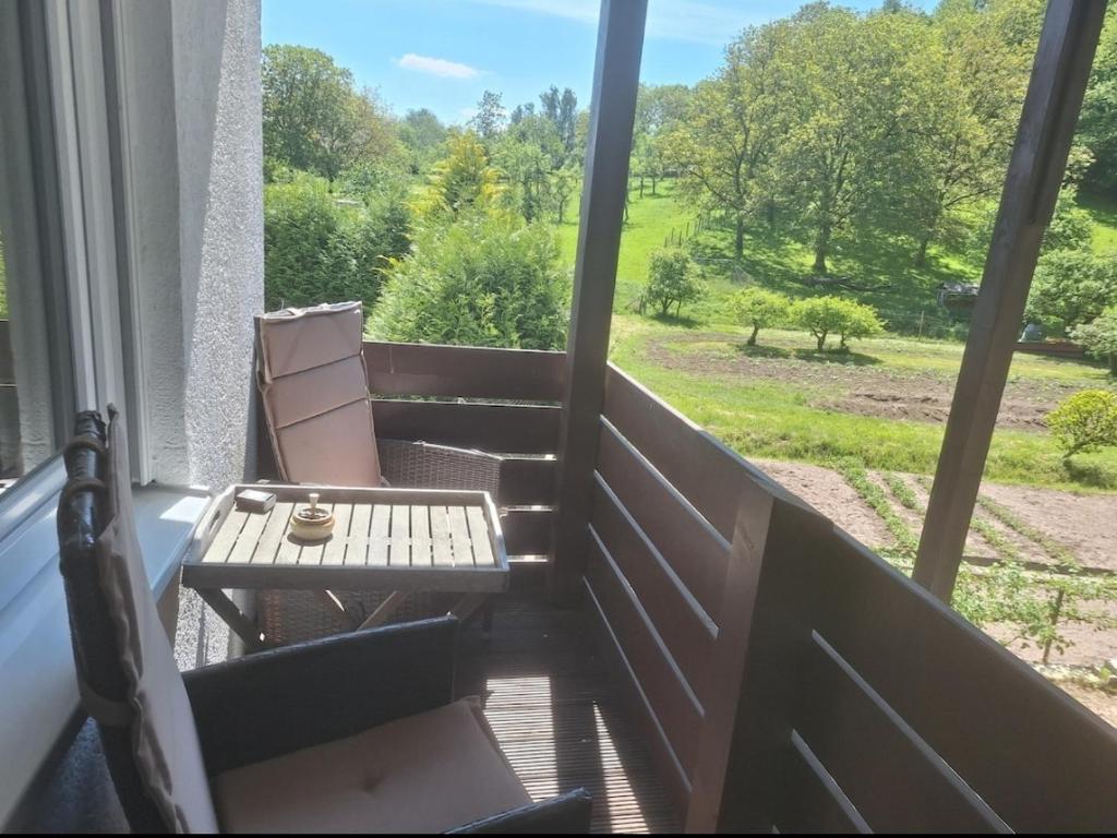 Haus oberotterbach - Single Room With Balcony