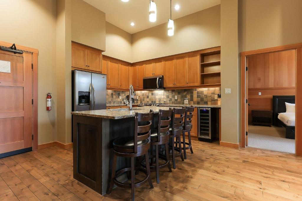 Dapur atau dapur kecil di Slalom Creek 2 Bedrooms