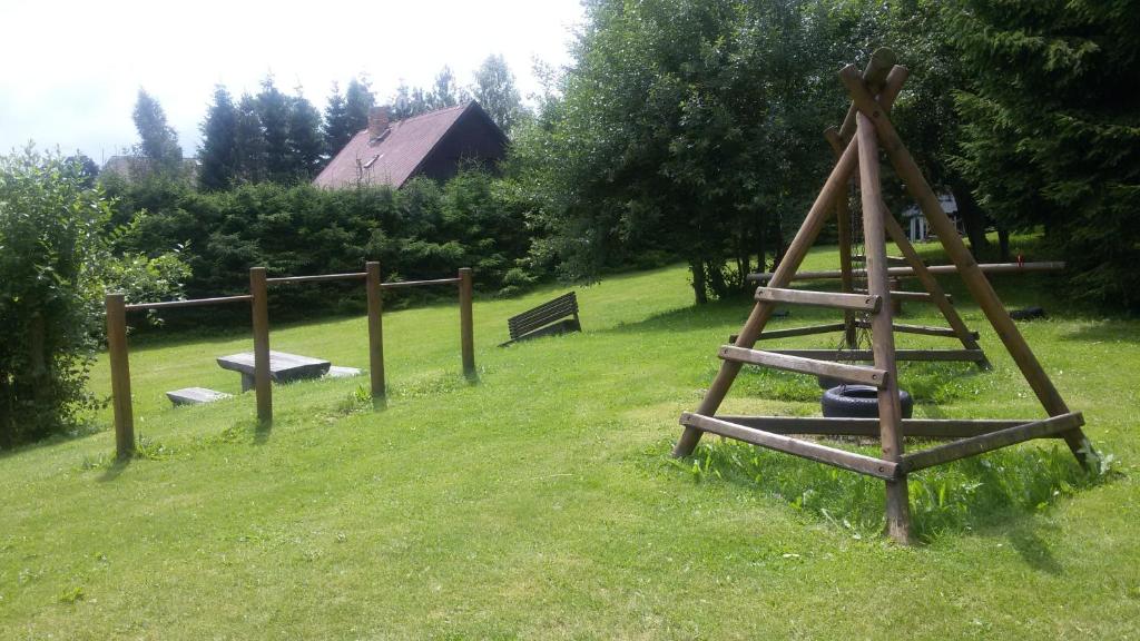 Zahrada ubytování Penzion Vozzýk