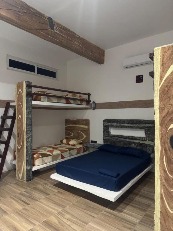 Postel nebo postele na pokoji v ubytování Casa MELY,en Monterrico