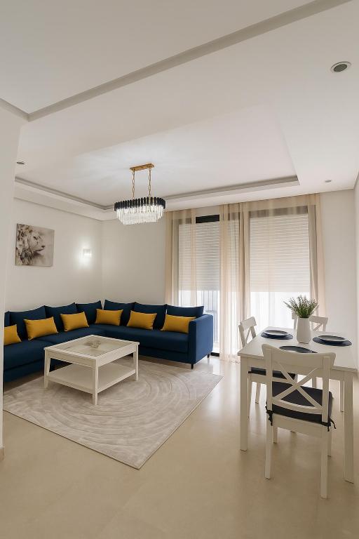 Χώρος καθιστικού στο Luxury Stay Rabat Serenity