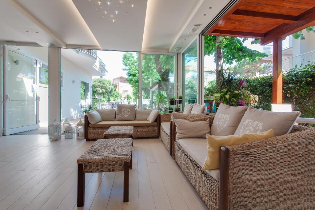 Posezení v ubytování B&B Airone Cervia - Camere e Appartamenti