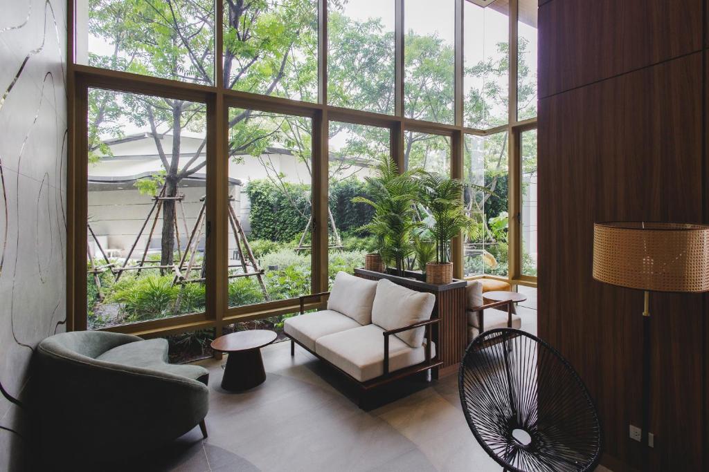 Χώρος καθιστικού στο Laguna Beachside Retreat by IBG Property 4405