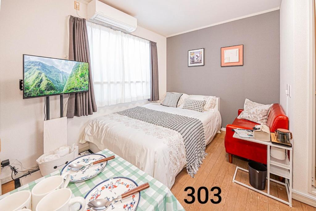 Cozy 2BR Entire Apt for 3 Guests 60m Narita & 5m Keisei St